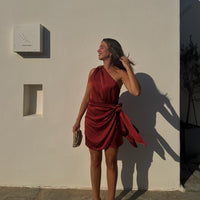 ALERIA robe terracotta