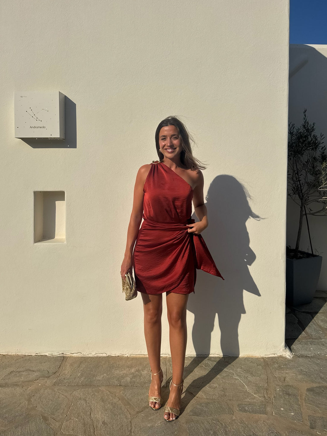 ALERIA robe terracotta