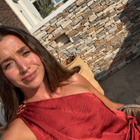 ALERIA robe terracotta