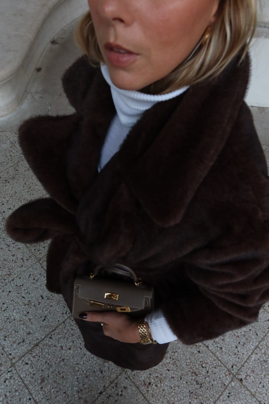 CHESTER manteau choco