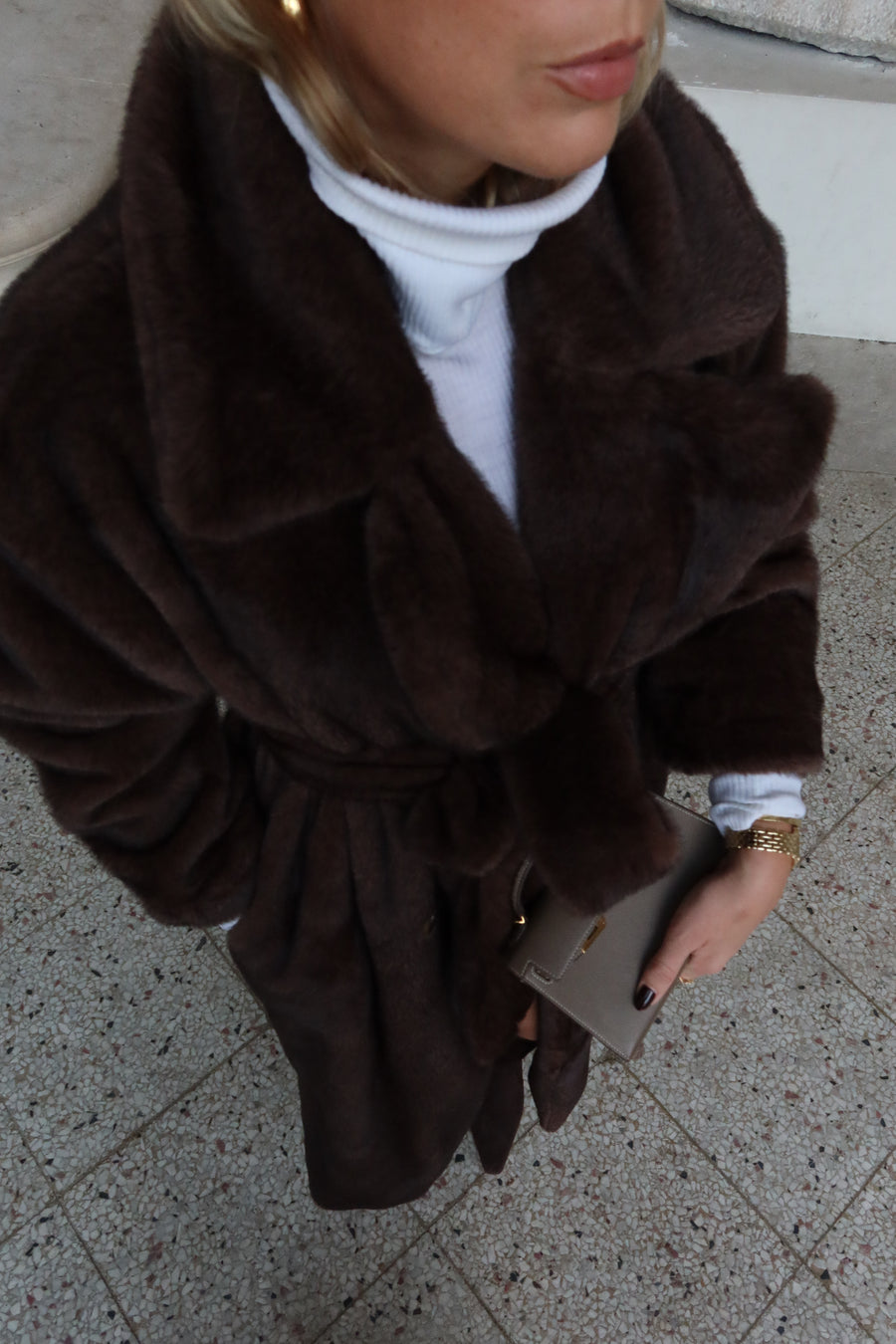 CHESTER manteau choco