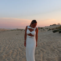 IKARIA robe blanche