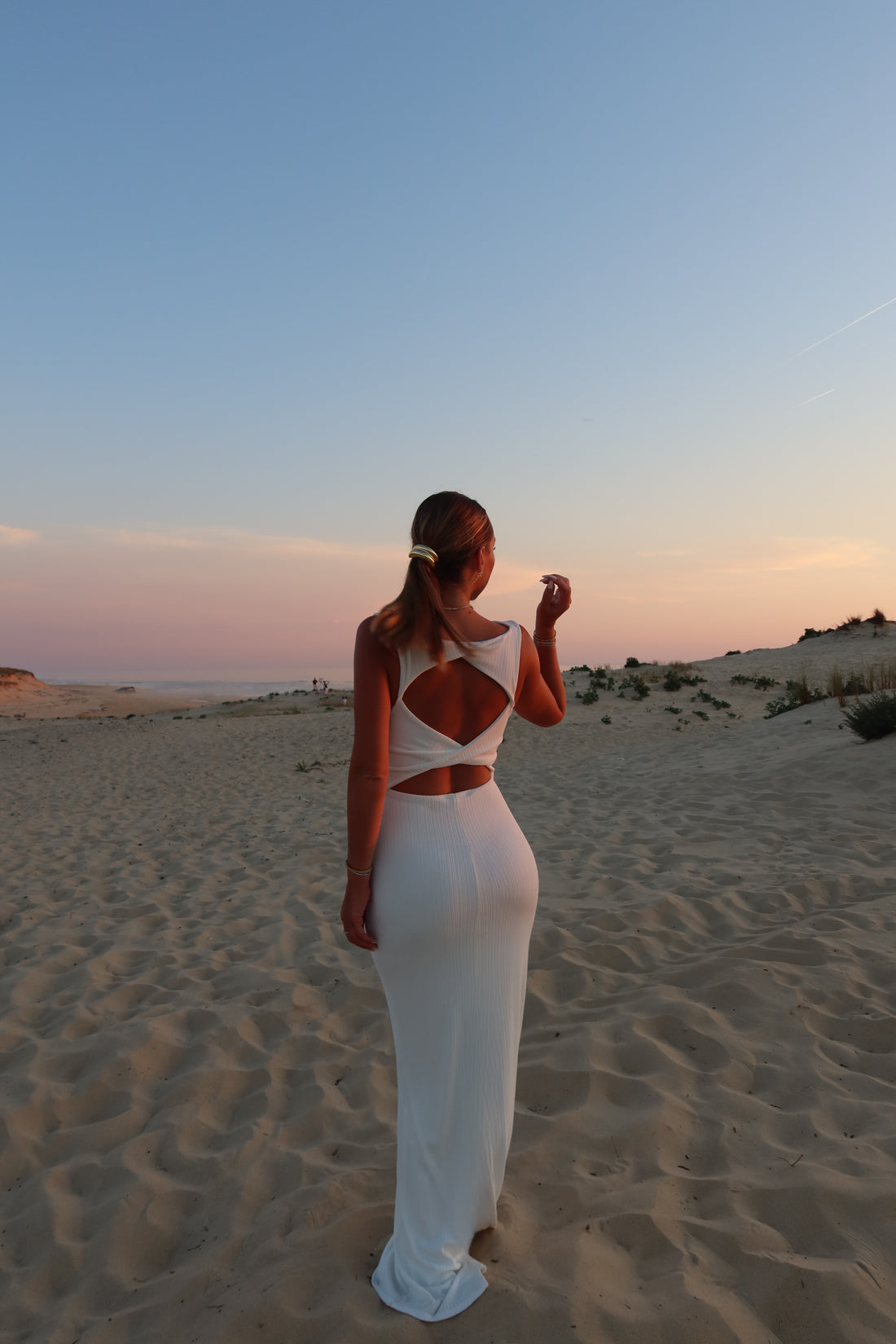IKARIA robe blanche