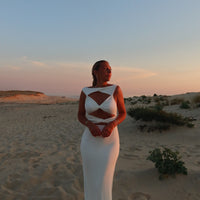 IKARIA robe blanche