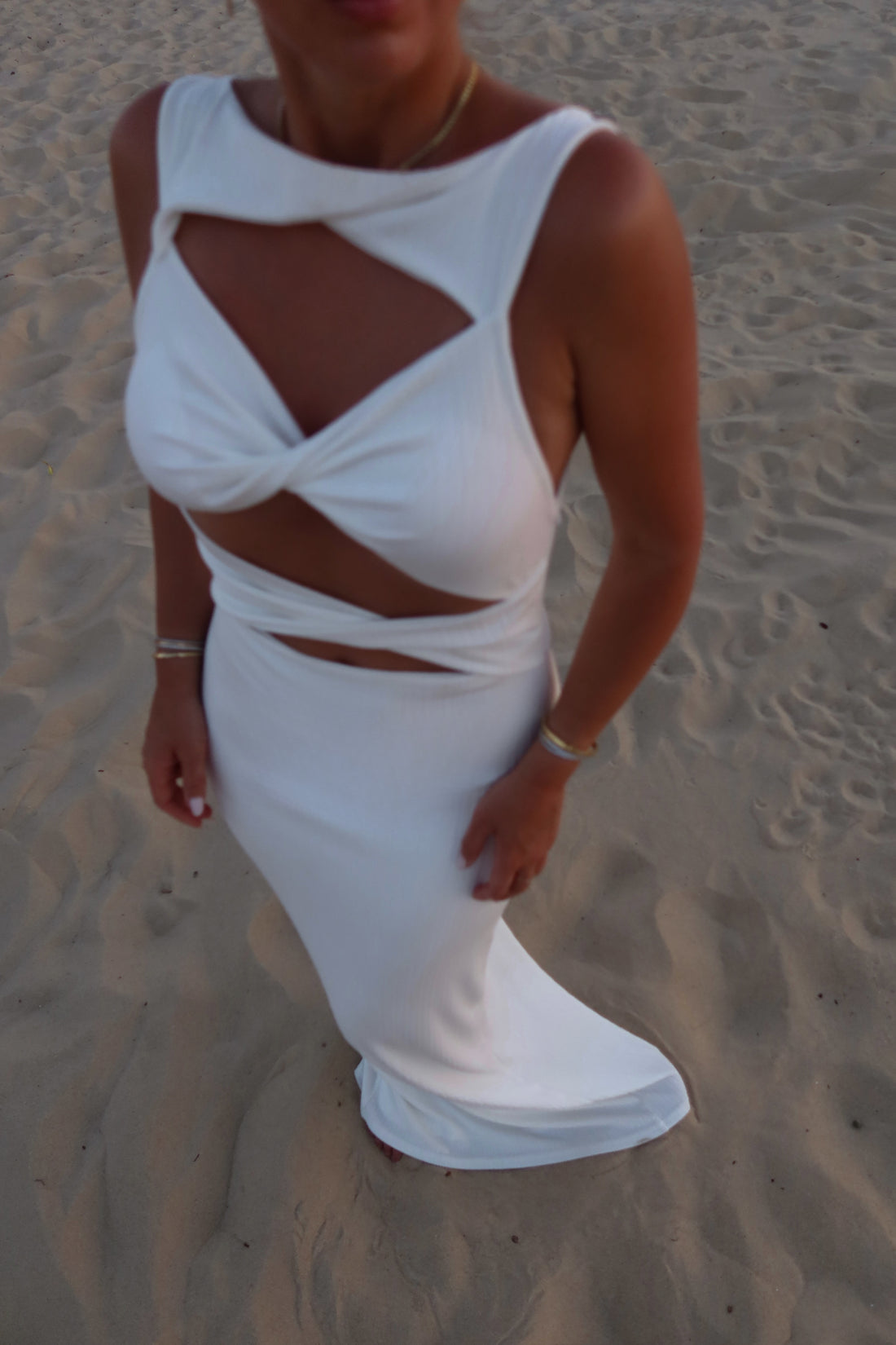 IKARIA robe blanche
