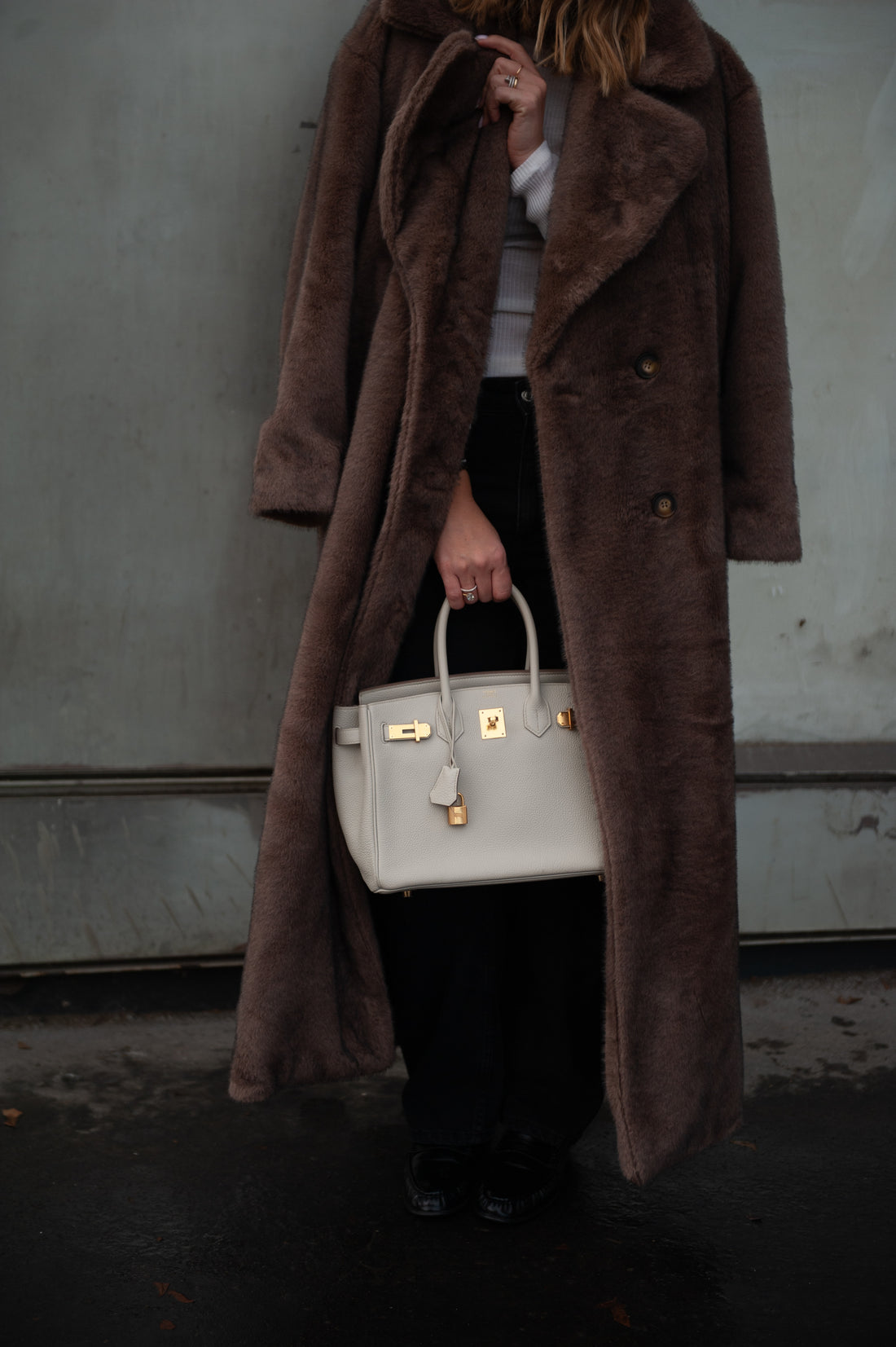 CHESTER manteau châtain