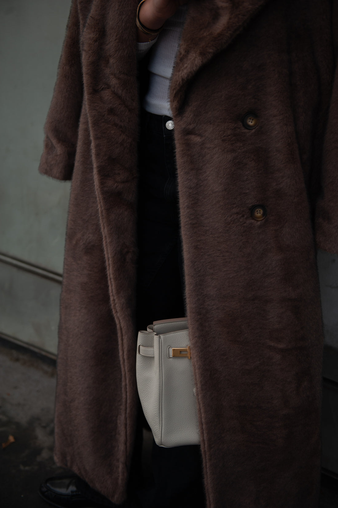 CHESTER manteau châtain