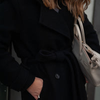 BROOKLYN manteau noir version longue