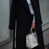 BROOKLYN manteau noir version longue