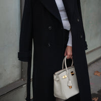 BROOKLYN manteau noir version longue