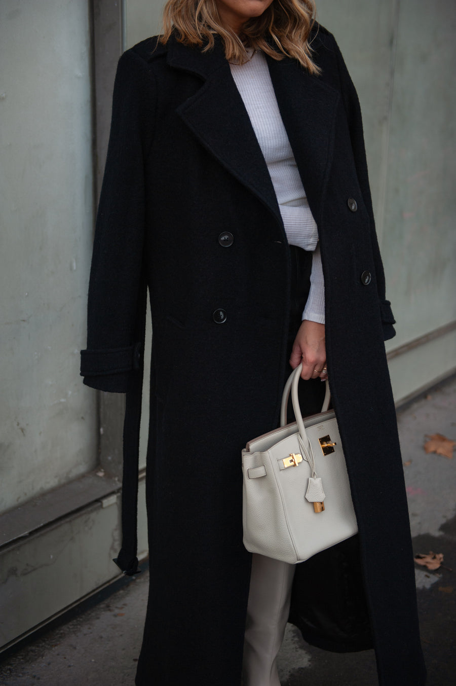 BROOKLYN manteau noir version longue