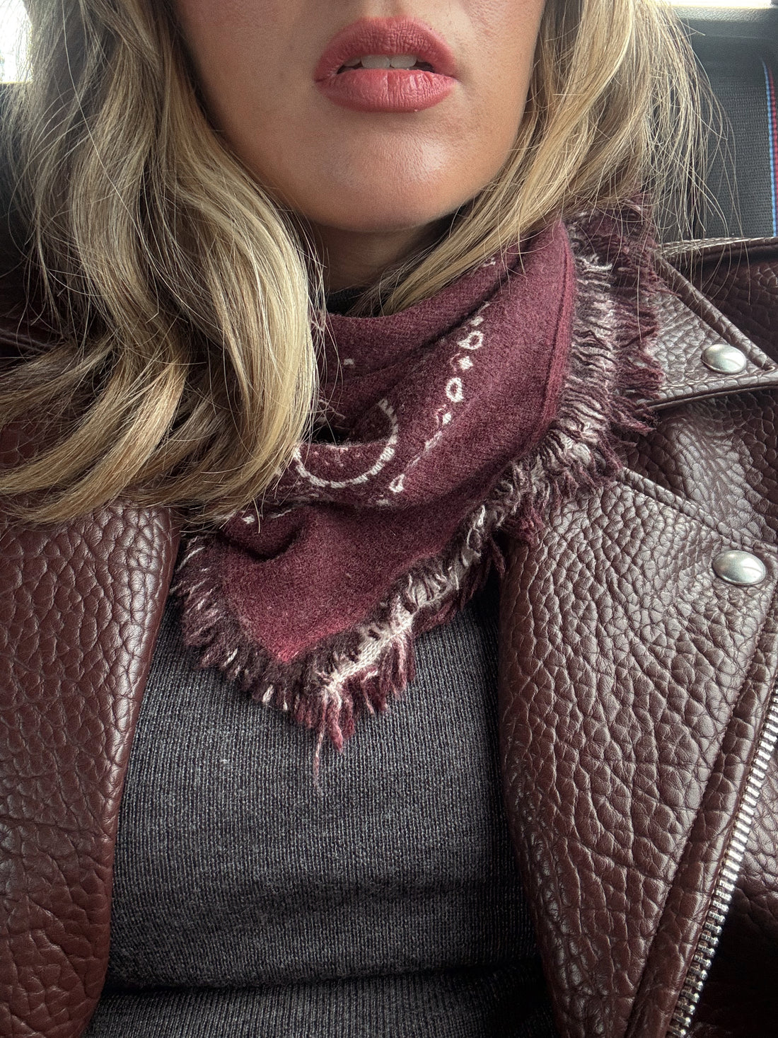 HAMILTON veste perfecto burgundi choco